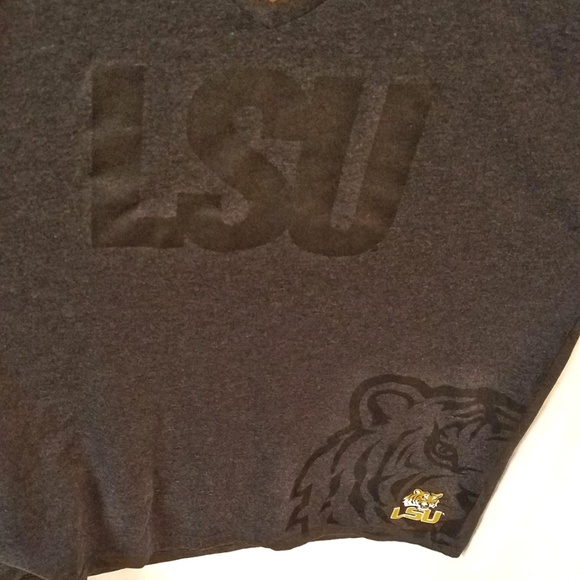 ~~SOLD~~Black on Dark Gray LSU Tigers Team T-Shirt - Picture 5 of 6